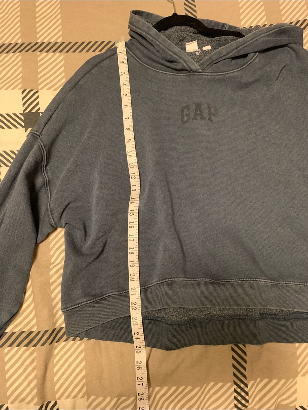 GAP 3-Piece Athleisure Bundle Navy Washed Hoodie L, Navy Leggings L & Logo Hat - Picture 10 of 10